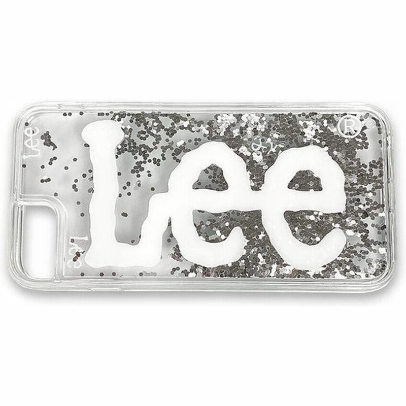 Lee リー 流れるキラキラグリッター ケース カバー Iphone 4 7インチ Se 8 7 6s 6 用 スリムデザイン Leeロゴ ホワイト wh メ 通販 Lineポイント最大0 5 Get Lineショッピング