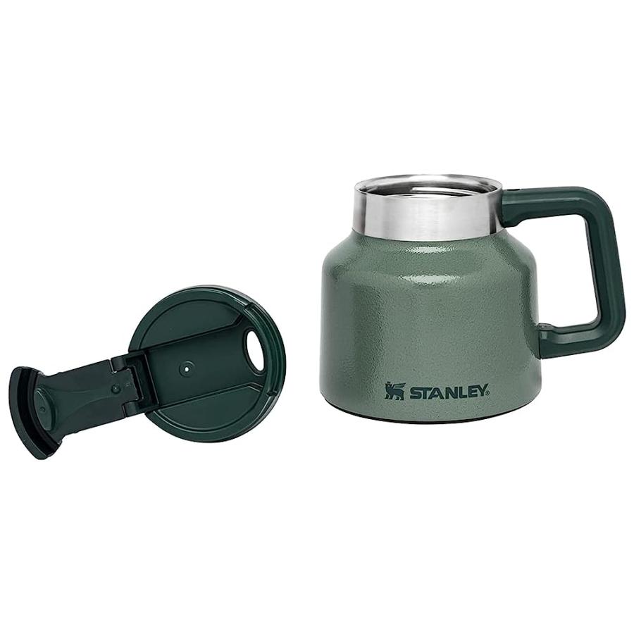 STANLEY 10-02873-037 THE TOUGH-TO-TIP ADMIRAL'S MUG HAMMERTONE GREEN 20OZ   .59L