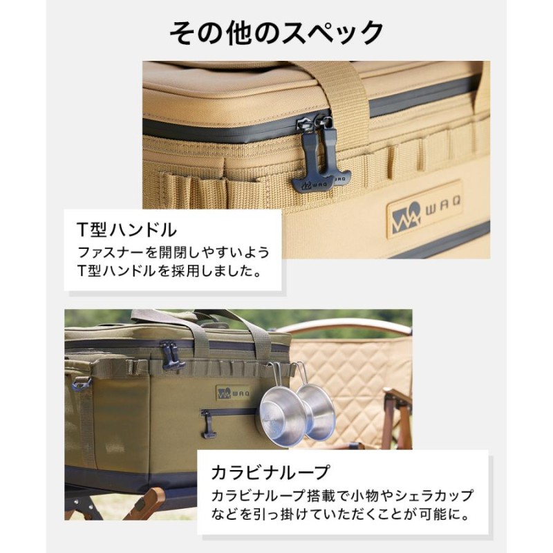 WAQ SOFT COOLER BOX (M) 42L ソフトクーラーボックス 42L クーラー 