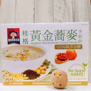 COSTCO 桂格 無糖黃金蕎麥多穀飲 28公克 50入 無糖 黃金 蕎麥 穀粉 松子 核桃  蓮子 糙米 玉米 薏仁