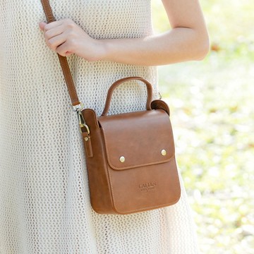 【24hr快速出貨】熊耳小方包-234014兩色