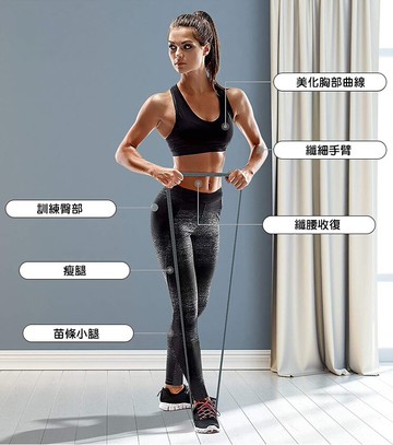 彈力運動拉力帶【QIDINA】