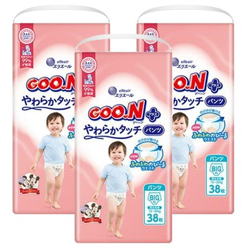 GOO.N 大王 日本境內版 肌快適系列 嬰兒紙尿褲  XL  114片