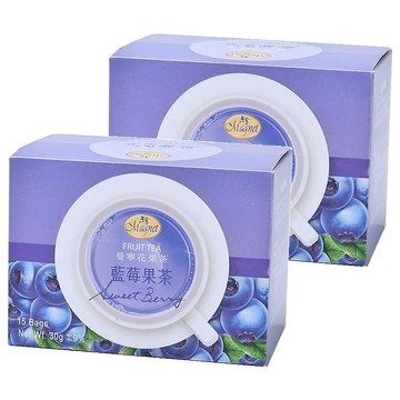 Magnet 曼寧 藍莓果茶 15包 鮮美瞳之果實 花草原料 品質安心 幫助消化 呵護您的健康  2g  2盒