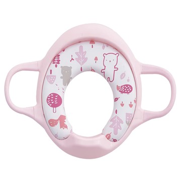 奇哥 幼兒把手輔助便器座墊  粉色