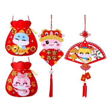 馬年 新春掛飾 DIY材料包 吊飾 掛件 手工手作 新年 過年 門貼 居家佈置 玄關裝飾 農曆【RNY0214】