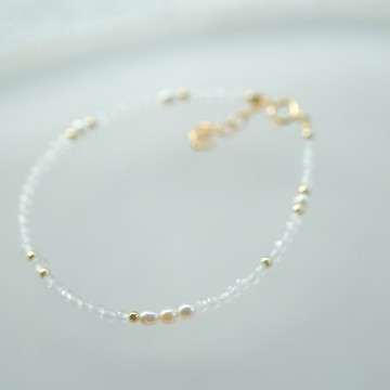 小寶石2.0 月光石手鍊