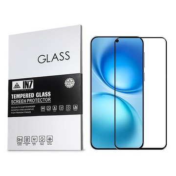 IN7 vivo X200 FE (6.31吋) 高清 高透光2.5D滿版9H鋼化玻璃保護貼 疏油疏水 鋼化膜