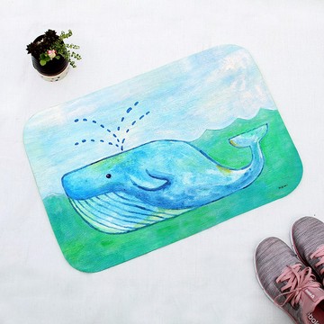 地墊-鯨魚