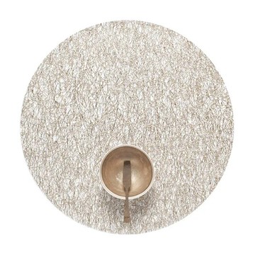 美國chilewich 金屬蕾絲Metallic Lace晨曦金燦 抗菌環保餐墊