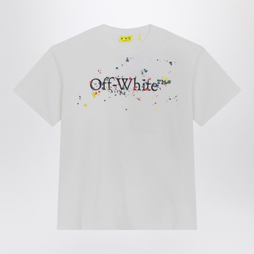 White Big Bookish Splat Logo T-shirt