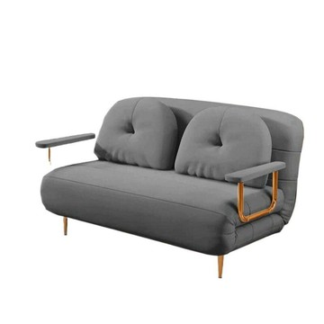 可折疊陽臺沙發床兩用小戶型雙人伸縮床輕奢奶油風多功能小沙發【0113103DD】