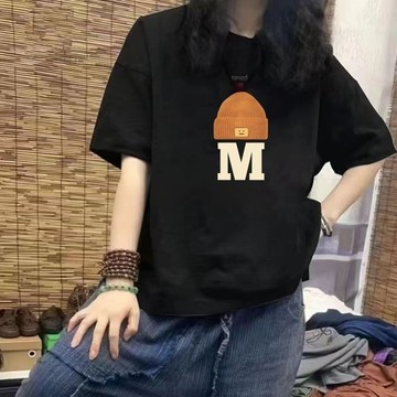 台灣现貨100%純棉 短袖女 夏季上衣 短袖T恤女 短袖上衣 大碼上衣 韓版上衣 寬鬆上衣 圓領上衣 大尺碼短袖洋氣上衣