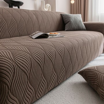 簡約風格提花絨沙發套2025新款四季通用全包蓋布防滑沙發罩套