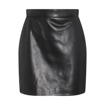 Calvin Klein - Black Viscose Mini Skirt