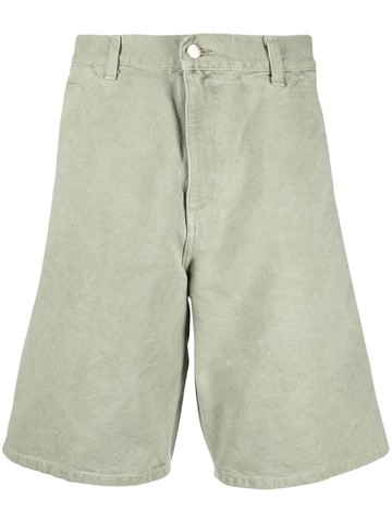 Carhartt WIP - Single Knee utility shorts - men - Organic Cotton/Cotton - 32 - Green