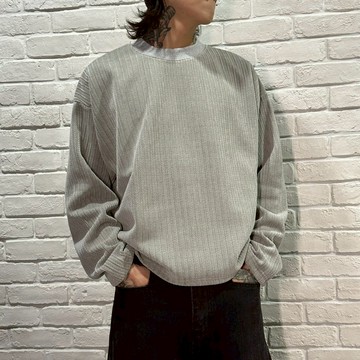 TOP_KOREA 正韓 寬短燈心絨長T B2423