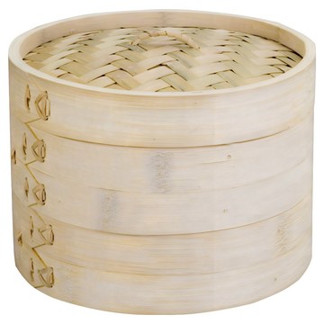 ibili Moka 雙層竹編蒸籠  1個  20.5cm