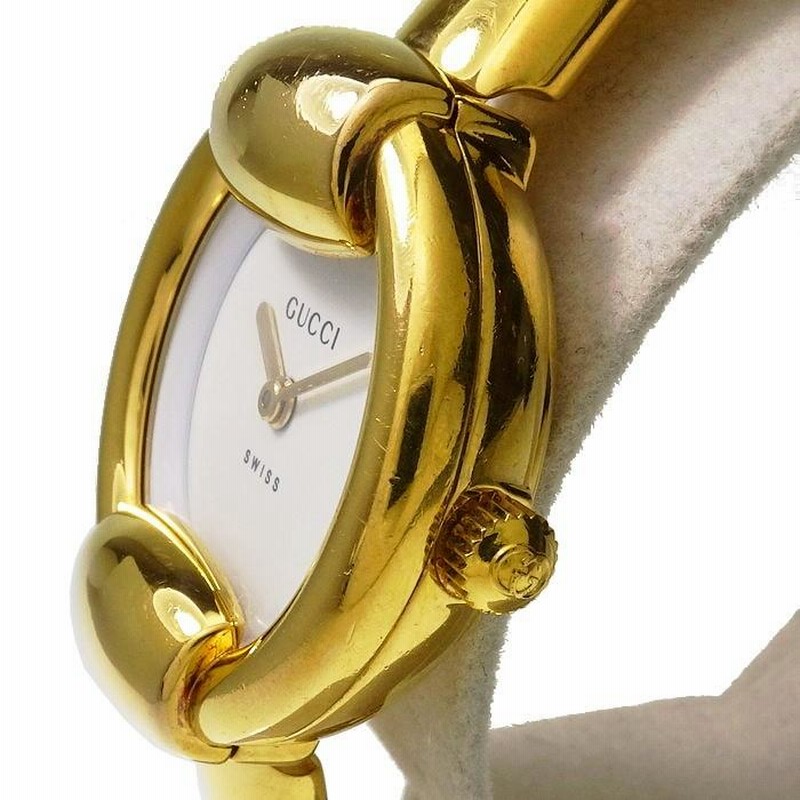 GUCCI/グッチ 1400L ホースビットモチーフ バングルタイプ