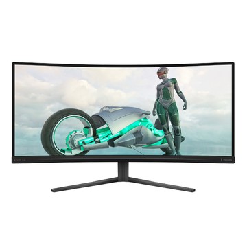 PHILIPS 34M2C3500L 曲面電競螢幕(34型/WQHD/180Hz/0.5ms/VA/HDMI)+螢幕支架