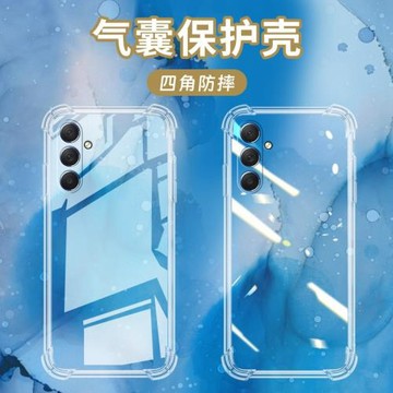 適用三星M54氣囊殼M62手機殼F52透明保護殼M55全包邊F54四角防摔F62硅膠5G防爆GalaxyM62時尚簡約潮流軟殼リ