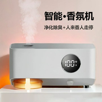 汽車香氛 車用擴香 夾式芳香車內香水 高顏值靜音噴香機家用自動香薰機壁掛酒店香氛智能夜燈擴香機開學