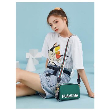 花木馬時尚新款女包休閑百搭單肩包簡約大容量通勤斜挎腋下小方包