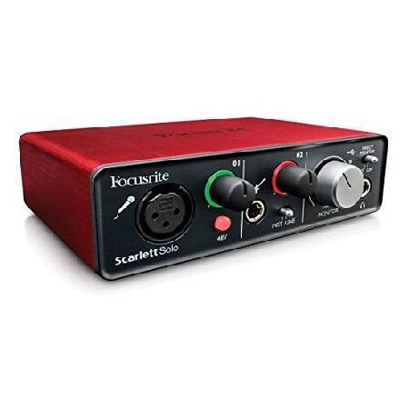 Focusrite Scarlett Soloコンパクト（1stジェネレーション）USBオーディオインターフェース