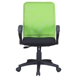 《C&B》凱維絲3M表布時尚網背扶手電腦椅清新綠