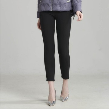 CLL巧玲瓏 標章磨毛保暖修身褲 5221305