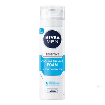 NIVEA 極淨刮鬍泡200ml(敏感肌男士設計)