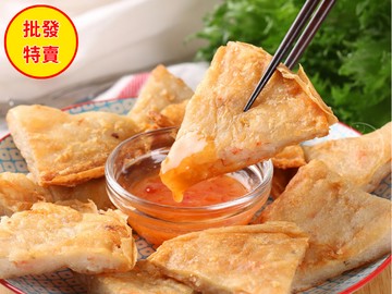 批發價--黃金手工月亮蝦餅20入