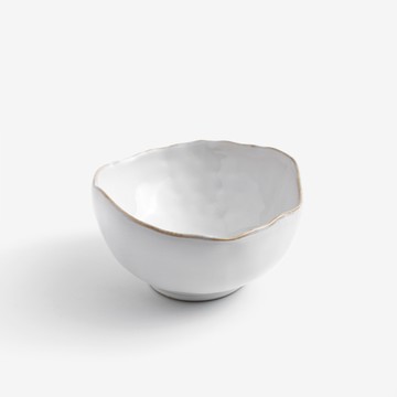 日式 手捻坯土 11cm 陶瓷小碗│牙白│單品