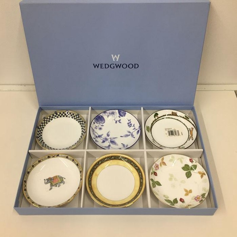 ウェッジウッド　プチトレイ　小皿　アソート6枚セット WEDGWOOD ウェッジウッド プチトレイ/小皿 アソートセット 6枚