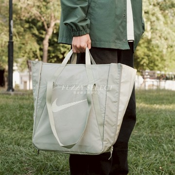 【逢甲 FUZZY】Nike Gym Tote Bag  托特包 手提包 旅行袋 湖水綠 DR7217-370