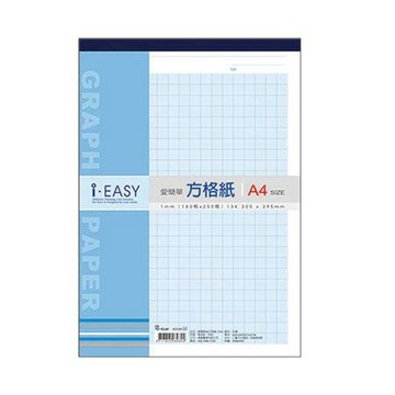 博崴方格紙/AD5308/A4/13K/1mm/40入/本