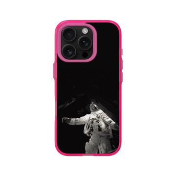 iPhone 16 Pro Clear 粉漾桃 - NASA - Gemini 4 - Astronaut White Walking In Space