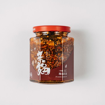 【台灣摯心】五仁辣麻果油（250g）