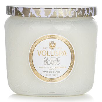 Voluspa Voluspa 小罐子芳香蠟燭  - Suede Blanc 127g/4.5oz-蠟燭