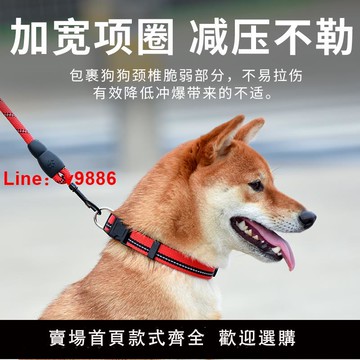 【台灣公司 可開發票】狗狗牽引繩狗繩子遛狗脖圈泰迪金毛寵物大型中型小型犬狗鏈p繩