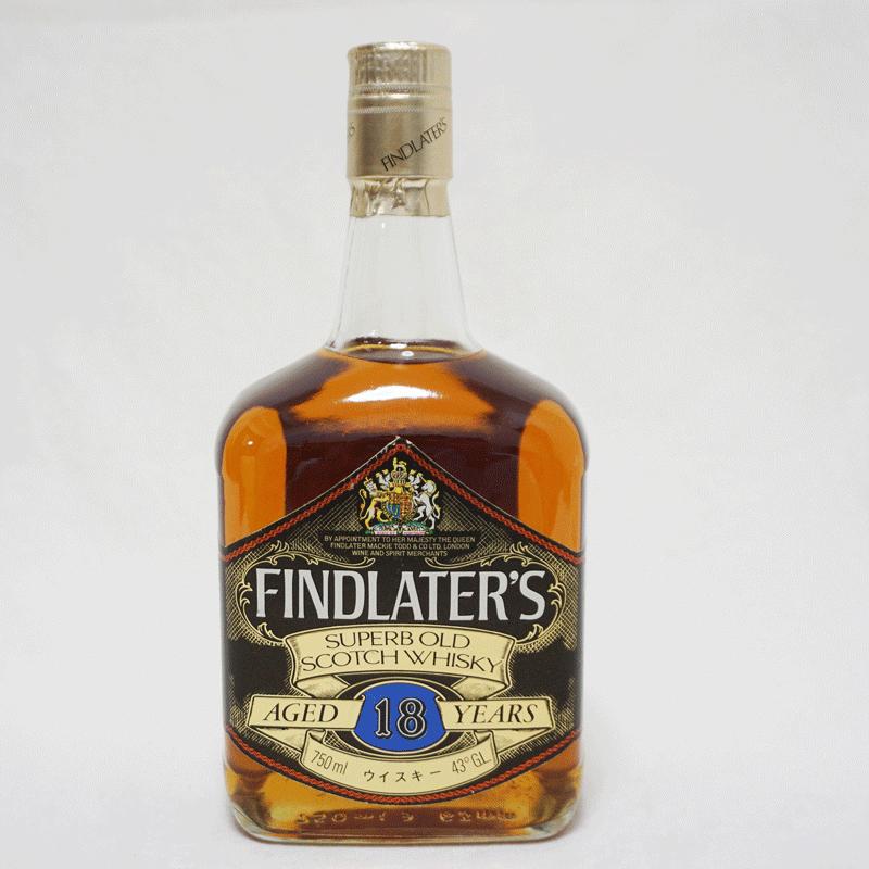 20歳以上!!【未開栓】FINDLATER'S（フィンドレイター）18年 43% 750ml