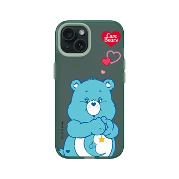 iPhone 15 Clear 憂墨綠 - Care Bears - Bedtime Bear