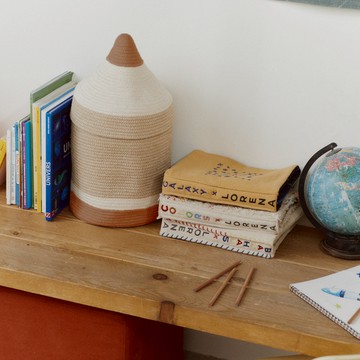 西班牙 Lorena Canals｜鉛筆收納籃 太妃褐