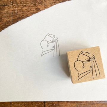 muu 醬印章 / 珍珠耳環