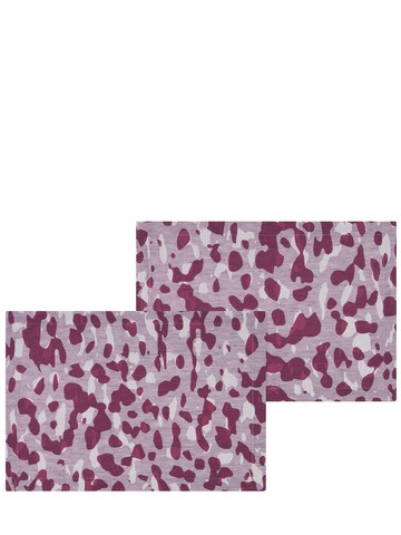Set Of 2 Plum Placemats