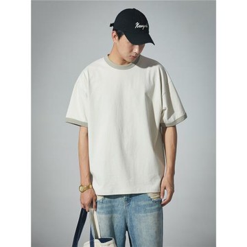 BPCALL廓形落肩純棉T恤救生員