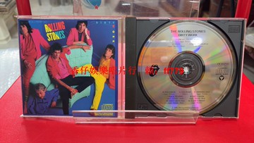 滾石樂隊Dirty Work 美版首版凸字版 黑膠唱片收藏 98新近全新 經典搖滾收藏 限量版