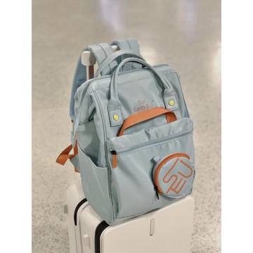 日本正品sunearth&u雙肩包女放16寸電腦旅行背大容量學生書包防水