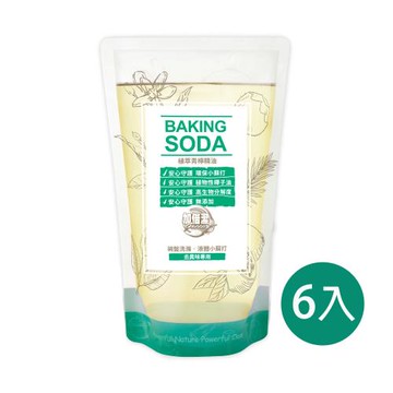 【加倍潔】碗盤洗滌 液體小蘇打(去異味專用) 800g 補充包 x 6包