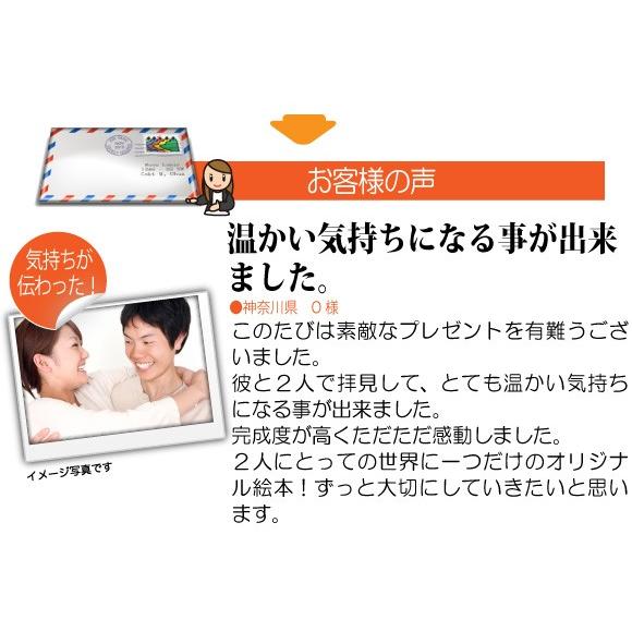 誕生日プレゼント 夫 絵本 40代  30代 50代  旦那 夫 名入れ 名前入り サプライズ  世界に1冊 オリジナル絵本 The birthday